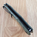 Civivi Spiny Dogfish Linerlock Folding Knife 3.5" 14C28N Sandvick Steel Blade OD Green G10 Handle
