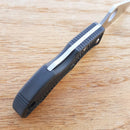 Spyderco Ladybug 3 Lockback Folding Knife 1.88" VG-10 Steel Serrated Blade Black FRN Handle