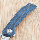 Bestech Knives Falko Liner Folding Knife 3.75" 154CM Steel Blade Carbon Fiber/G10 Handle