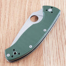 Spyderco Tenacious Linerlock Folding Knife 3.38" 8Cr13MoV Steel Blade G10 Handle