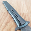 Rough Ryder Folding Knife 5.75" Stainless Steel Blade Green Aluminum Handle