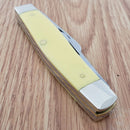 Case XX Large Stockman Pocket Knife Carbon Steel Blades Yellow Synthetic Handle