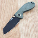 CJRB More Maileah Folding Knife 2.38" AR-RPM9 Stainless Steel Blade Green G10 Handle