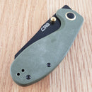 CJRB More Maileah Folding Knife 2.38" AR-RPM9 Stainless Steel Blade Green G10 Handle