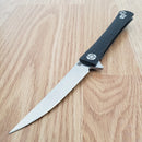 Artisan Waistline Liner Folding Knife 4" Bohler M390 Steel Blade Titanium Handle