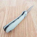 Civivi Elementum II Folding Knife 2.96" Nitro-V Steel Drop Blade Jade G10 Handle