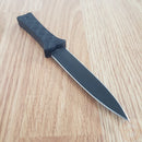 Case XX Harley Fixed Knife 3.75" Stainless Steel Dagger Blade Black G10 Handle