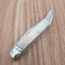 Rough Ryder Baby Toothpick Pocket Knife Stainless Steel Blade White Bone Handle