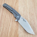 Ontario Carter Trinity Folding Knife 2.88" AUS8 Steel Blade Black G10 Handle