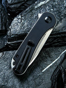 Civivi Elementum Linerlock Folding Knife 3" D2 Tool Steel Blade Black G10 Handle