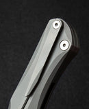 Bestech Knives THYRA Folding Knife 3½ Bohler M390 Steel Blade Titanium/CF Handle