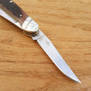 Rough Ryder Copperhead Pocket Knife Stainless Steel Blades Jigged Bone Handle