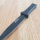 Case XX Harley Fixed Knife 3.75" Stainless Steel Dagger Blade Black G10 Handle