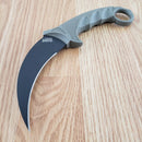 Cold Steel Tiger Fixed Knife 4.75" AUS-8A Steel Blade Grix-Ex And Kray-Ex Handle