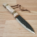 Condor Cavelore Fixed Knife 4.25" 1095HC Steel Blade American Hickory Handle