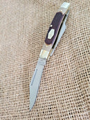 Schrade Old Timer Senior Stockman Pocket Knife Stainless Blades Delrin Handle