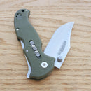 Cold Steel Bush Ranger Lite Folding Knife 3.5" 8Cr13MoV Steel Blade GRN Handle