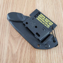 TOPS Devils Claw Fixed Knife 2.75" Black 1095 High Carbon Steel Blade G10 Handle