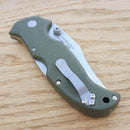 Cold Steel Bush Ranger Lite Folding Knife 3.5" 8Cr13MoV Steel Blade GRN Handle
