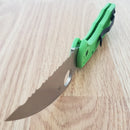 Spyderco Salt 2 Lockback Folding Knife 3" LC200N Tool Steel Blade Green FRN Handle