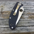 Spyderco Tenacious Folding Knife 3.38" 8Cr13MoV Steel Blade Black G10 Handle