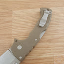 Cold Steel 4-Max Scout Folding Knife 4" AUS-10A Steel Blade FDE Griv-Ex Handle