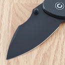 Civivi Gordo Linerlock Folding Knife 2.5" D2 Tool Steel Blade Black G10 Handle