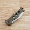 Cold Steel Gunsite Counter Folding Knife 4" AUS10A Steel Blade Griv-Ex Handle