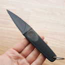 Cold Steel FGX Skean Dhu Fixed Knife 4" Grivory Full Tang Blade Black Rubber Handle 92FSD