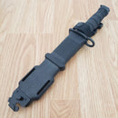 Ontario Combat Fixed Knife 7" Black 420 Steel Blade Black ThermoSynthetic Handle