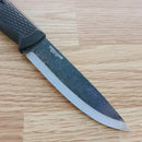 Condor Terrasaur Fixed Knife 4.13" 1095HC Steel Full Blade Black Polypropylene Handle