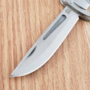 Rough Ryder Reserve Kayak Folding Knife 5" D2 Tool Steel Blade Black Oak Handle