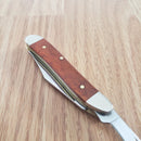 Case XX Cutlery Peanut Pocket Knife Stainless Blades Smooth Chestnut Bone Handle 28702