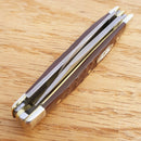 Case XX Small Stockman Pocket Knife Surgical Steel Blades Brown Synthetic Handle 00081