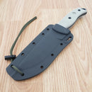 ESEE Model 5 Tactical Fixed Knife 5.25" 1095HC Steel Blade Canvas Micarta Handle 5PTG