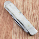 Case XX 130th Anniversary Trapper Pocket Knife Stainless Steel Blades Bone Handle 130SBL