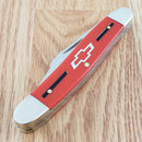 Case XX Chevrolet Stockman Pocket Knife Stainless Steel Blades Synthetic Handle 33705