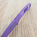 ESEE Candiru Fixed Knife 2" Purple Powder Coated 1095HC Steel Drop Point Blade One Piece Skeletonized Construction CANPURP