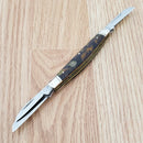 Rough Ryder Congress Pocket Knife Stainless Blades Imitation Tortoise Handle