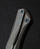 Bestech Knives Folding Knife 3.5" M390 Steel Blade Titanium/Carbon Fiber Handle