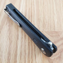 Bestech Knives Kendo Folding Knife 3.75" D2 Tool Steel Blade Black G10 Handle