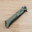 Cold Steel Medium Luzon Folding Knife 4"  8Cr13MoV Stainless Blade OD Green GFN Handle