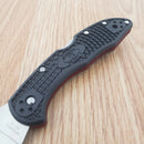Spyderco Delica 4 Folding Knife 3" Part Serrated VG-10 Steel Blade FRN Handle