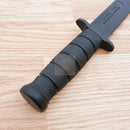 Cold Steel Trainer Fixed Knife 7" Blade Black Rubber One Piece Construction