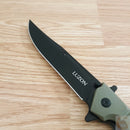 Cold Steel Large Luzon Folding Knife 6" 8Cr13MoV Steel Blade OD Green GFN Handle