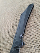 Bestech Knives Kamoza Folding Knife 3.63" Bohler M390 Steel Blade Black Titanium Handle