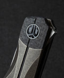Bestech Knives Folding Knife 3.5" M390 Steel Blade Titanium/Carbon Fiber Handle