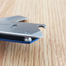Kershaw PUB Mini Knife 1.75" 8Cr13MoV Steel Blade Blue Aluminum/Stainless Handle