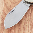 Marbles Sunfish Pocket Knife Stainless Steel Blades White Smooth Bone Handle