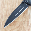Case XX Tec X Framelock Harley Folding Knife 3.25" Stainless Blade Stainless 52112